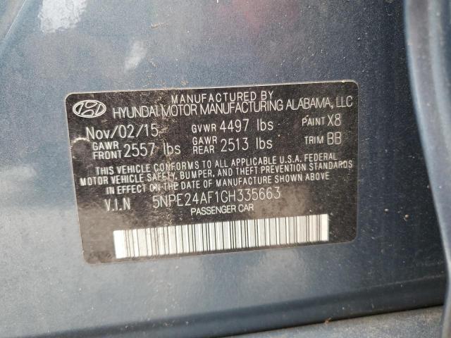 2016 HYUNDAI SONATA SE - 5NPE24AF1GH335663