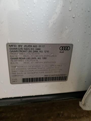 VIN WA1C2AFP0HA098481 2017 AUDI Q5 no.13