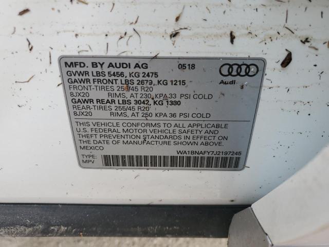 VIN WA1BNAFY7J2197245 2018 Audi Q5, Premium Plus no.14