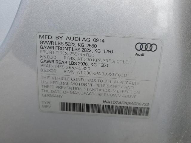 VIN WA1DGAFP6FA036733 2015 Audi Q5, Premium Plus no.13