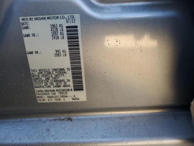 2022 NISSAN ALTIMA S - 1N4BL4BV4NN409084