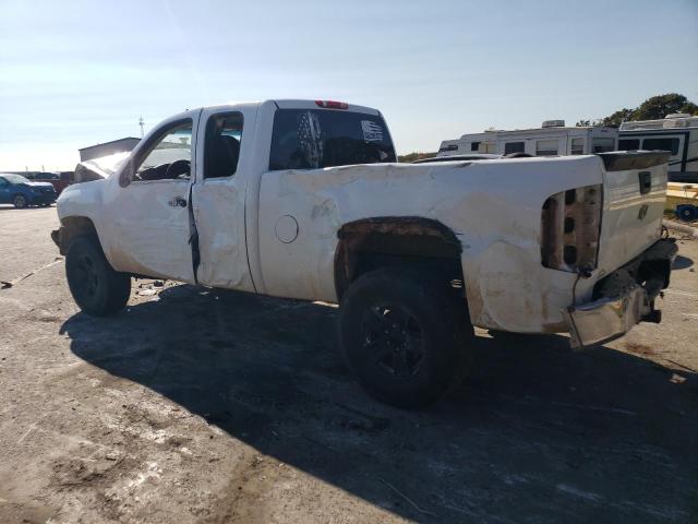 CHEVROLET SILVERADO 2009 white 4dr ext flexible fuel 1GCEK19009Z155021 photo #3