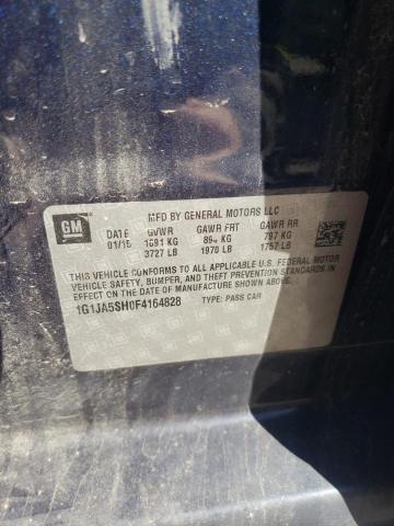 2015 CHEVROLET SONIC LS - 1G1JA5SH0F4164828