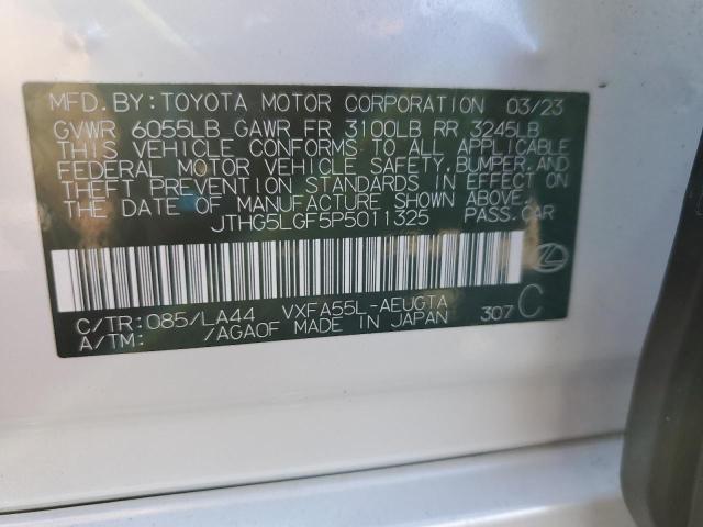 2023 LEXUS LS 500 JTHG5LGF5P5011325