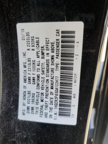 2016 HONDA ACCORD SPO - 1HGCR2F65GA103477
