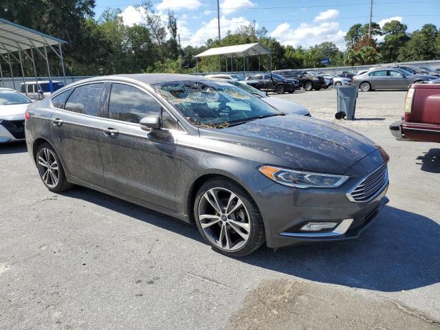 VIN 3FA6P0K9XJR160136 2018 Ford Fusion, Titanium/Pl... no.4