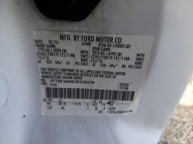 2016 FORD F250 SUPER - 1FTBF2A68GEC24376