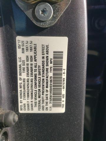 2017 HONDA CR-V EX - 7FARW1H55HE010679