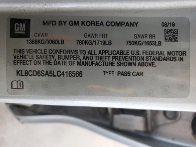 2020 CHEVROLET SPARK 1LT - KL8CD6SA5LC416566