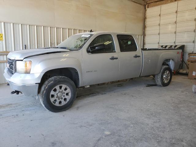 GMC SIERRA K25 2011 silver crew pic diesel 1GT120C85BF236871 photo #1