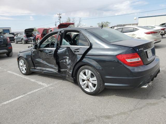 MERCEDES-BENZ C 350 2012 black  gas WDDGF5HB2CR213828 photo #3