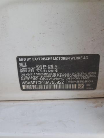 2018 BMW 330E - WBA8E1C52JA755922