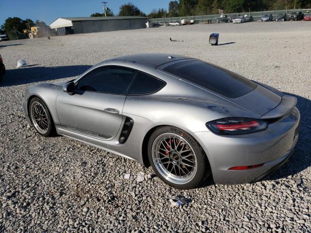 PORSCHE CAYMAN 2018 silver  gas WP0AA2A87JK262508 photo #3