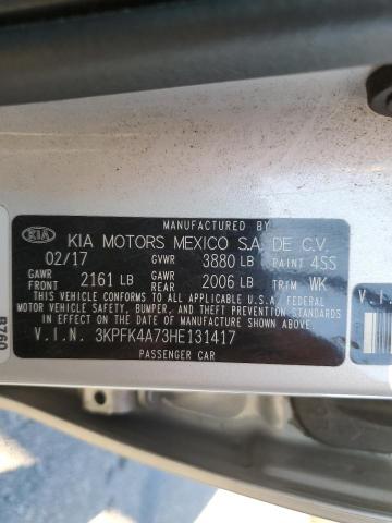2017 KIA FORTE LX - 3KPFK4A73HE131417