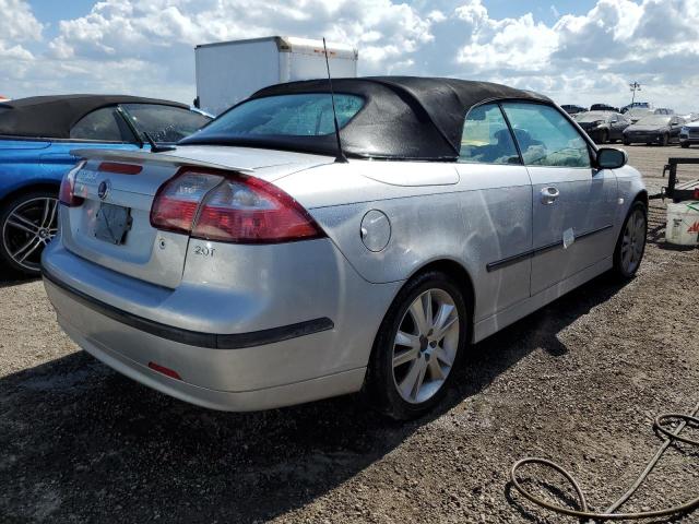 SAAB 9-3 2.0T 2007 silver  gas YS3FD79Y176108336 photo #4