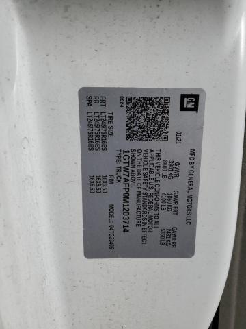 2021 GMC SAVANA G25 1GTW7AFP0M1203714