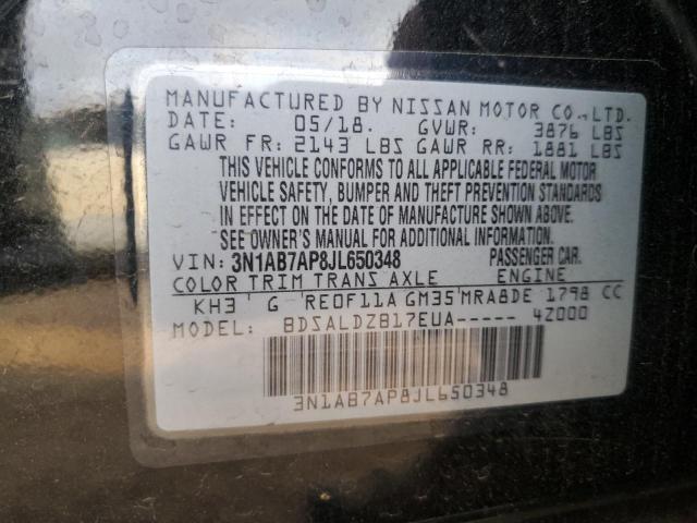 2018 NISSAN SENTRA S - 3N1AB7AP8JL650348