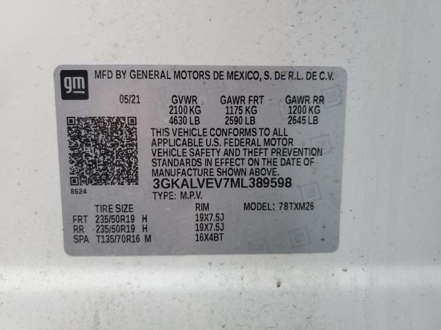 2021 GMC TERRAIN SL - 3GKALVEV7ML389598