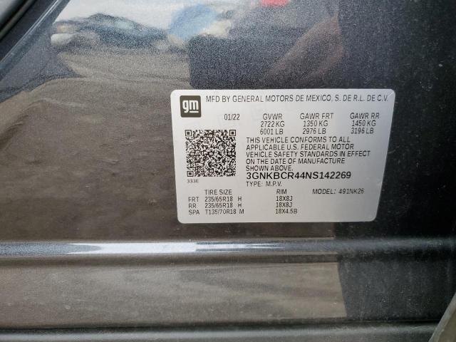 2022 CHEVROLET BLAZER 2LT - 3GNKBCR44NS142269