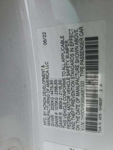 2022 HONDA ACCORD SPO - 1HGCV1F3XNA061333