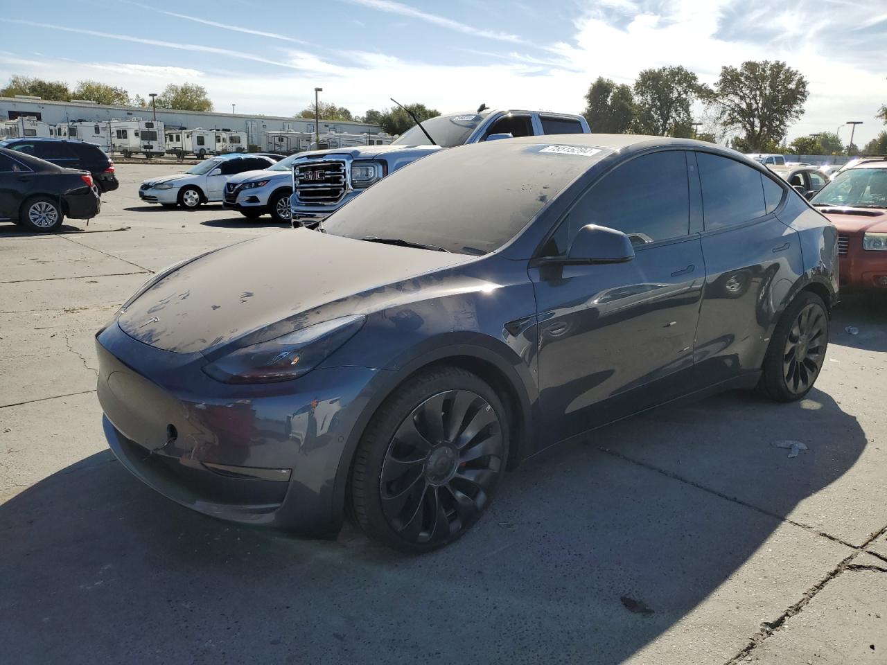 Lot #2991188099 2022 TESLA MODEL Y