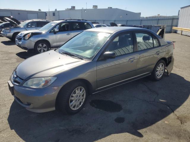 HONDA CIVIC LX 2004 gray  gas 2HGES16534H508278 photo #1