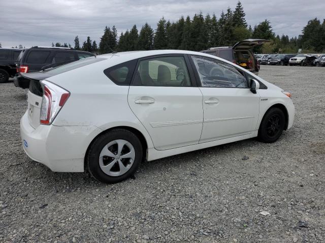 TOYOTA PRIUS 2015 white hatchbac hybrid engine JTDKN3DU9F0438579 photo #4