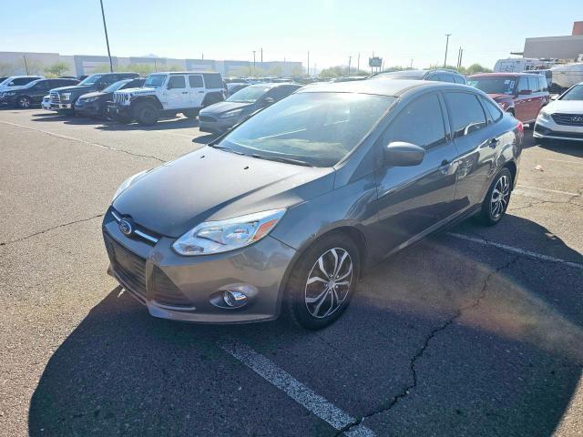 FORD FOCUS SE 2012 gray sedan 4d gas 1FAHP3F26CL184894 photo #3