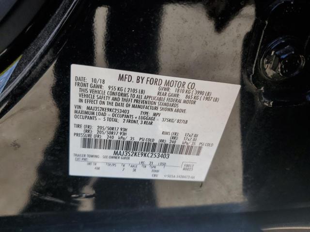 2019 FORD ECOSPORT - MAJ3S2KE9KC253403