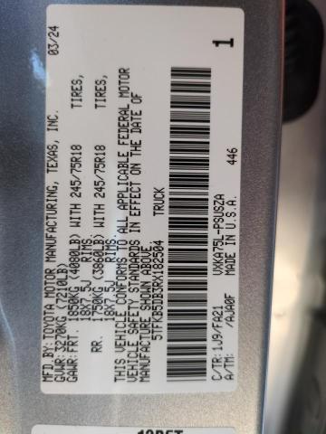 2024 TOYOTA TUNDRA CRE - 5TFKB5DB3RX182504