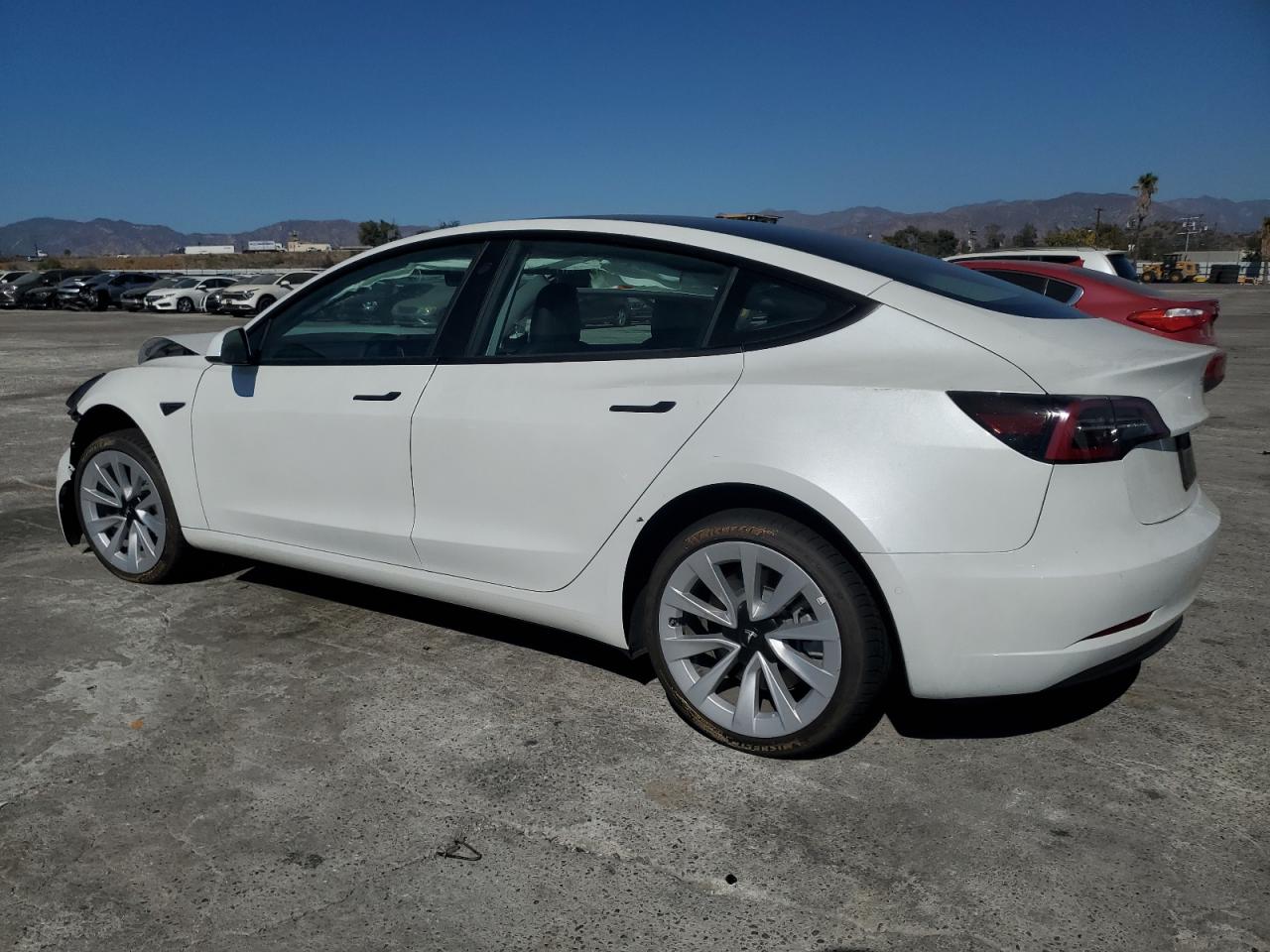 Lot #2962383019 2022 TESLA MODEL 3