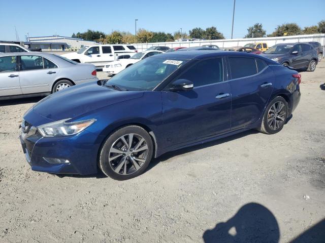 NISSAN MAXIMA 3.5 2017 blue  gas 1N4AA6AP8HC415258 photo #1