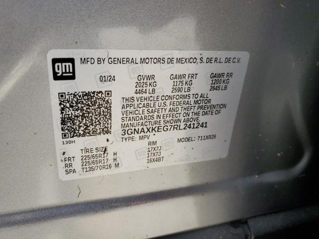 VIN 3GNAXKEG7RL241241 2024 Chevrolet Equinox, LT no.14