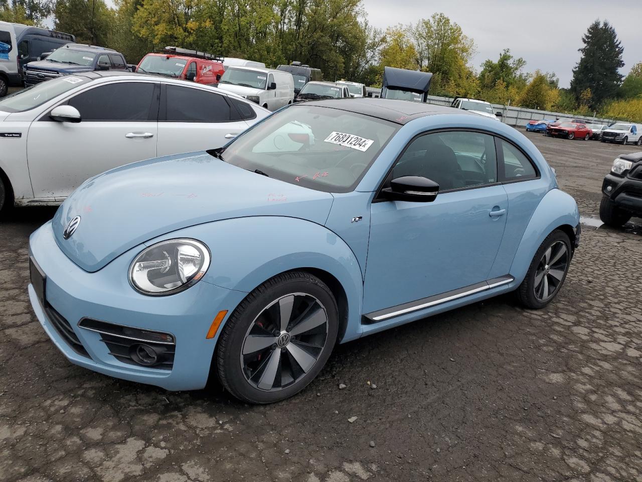 Lot #2989333570 2014 VOLKSWAGEN BEETLE TUR