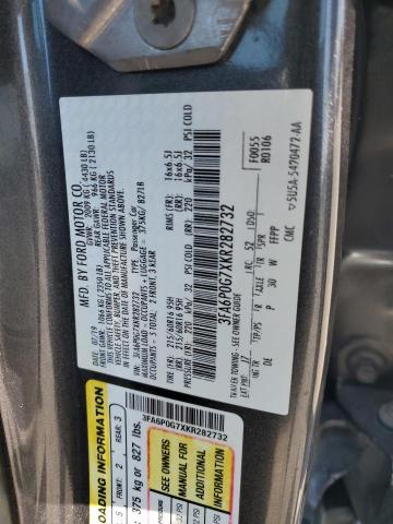 2019 FORD FUSION S - 3FA6P0G7XKR282732