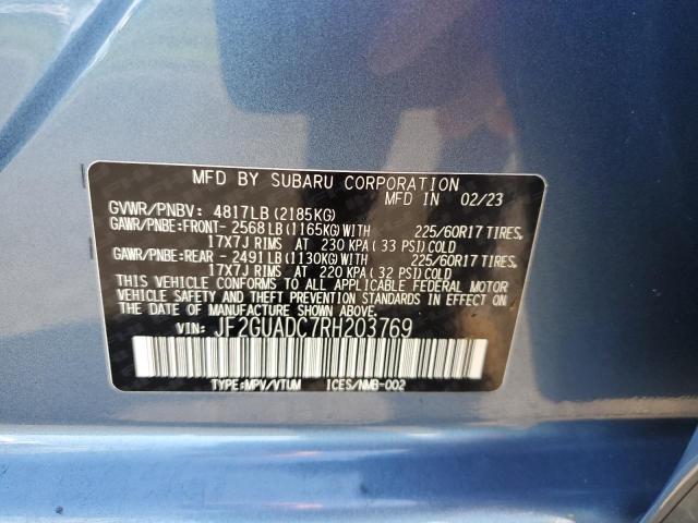 2024 SUBARU CROSSTREK - JF2GUADC7RH203769