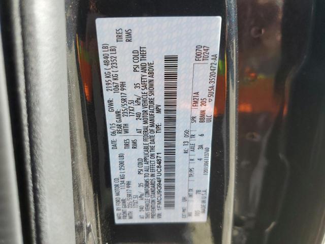 2015 FORD ESCAPE SE - 1FMCU9G94FUC84871