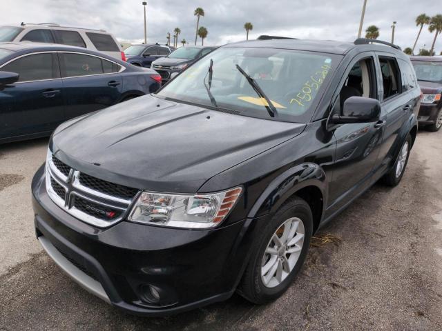 DODGE JOURNEY SX 2014 black  flexible fuel 3C4PDCBG1ET210745 photo #1