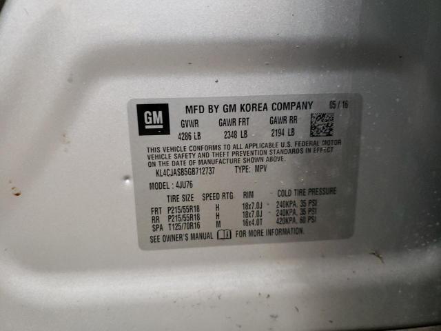 2016 BUICK ENCORE - KL4CJASB5GB712737