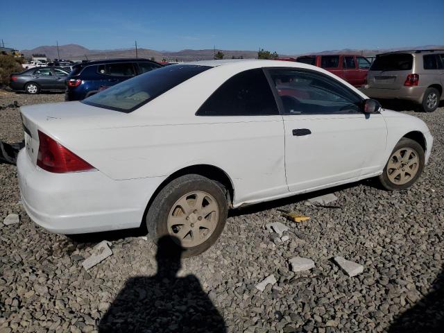 HONDA CIVIC DX 2001 white coupe gas 1HGEM21211L113429 photo #4