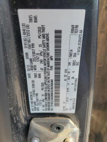 VIN 1FMCU9G98GUB36840 2016 Ford Escape, SE no.13