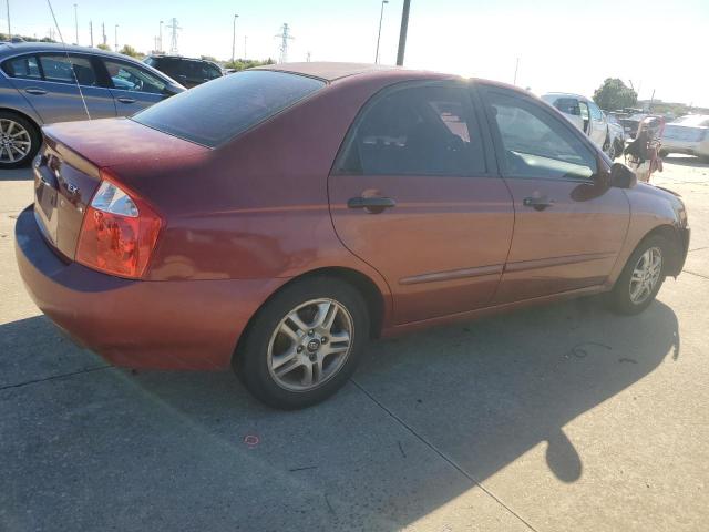 KIA SPECTRA LX 2005 red  gas KNAFE121255166924 photo #4