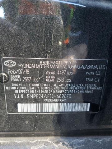 2018 HYUNDAI SONATA SE - 5NPE24AF1JH689870