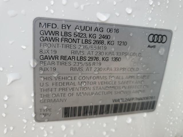 VIN WA1L2AFP7HA008761 2017 Audi Q5, Premium Plus no.13