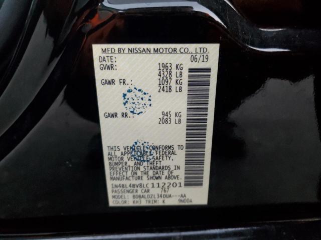 VIN 1N4BL4BV8LC112201 2020 NISSAN ALTIMA no.12