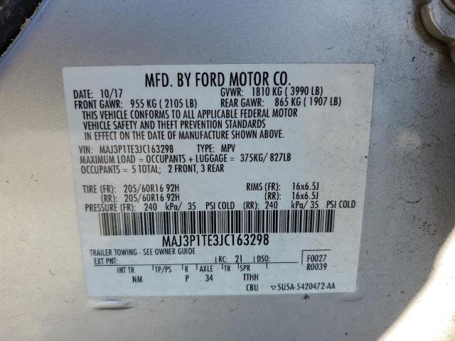 2018 FORD ECOSPORT S - MAJ3P1TE3JC163298