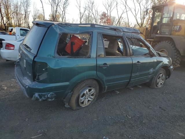 HONDA PILOT EX 2003 green  gas 2HKYF184X3H515514 photo #4