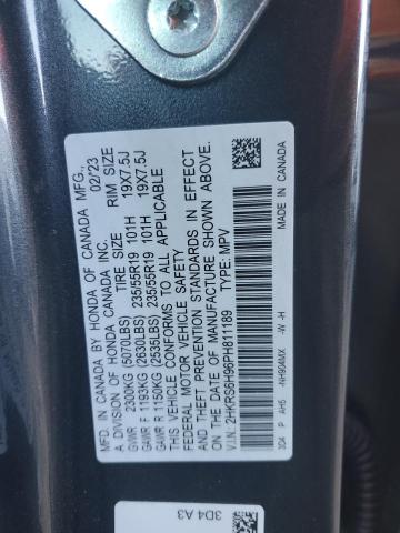 2023 HONDA CR-V SPORT - 2HKRS6H96PH811189