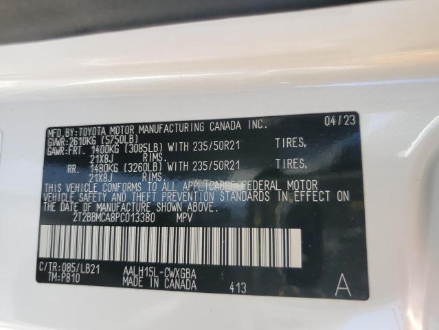 2023 LEXUS RX 350H BA - 2T2BBMCA8PC013380