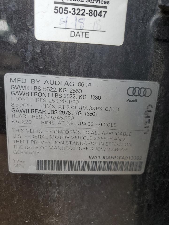 Lot #2972186126 2015 AUDI Q5 PREMIUM